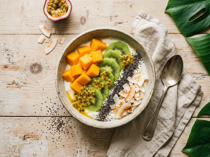 Bowl de iogurte com frutas