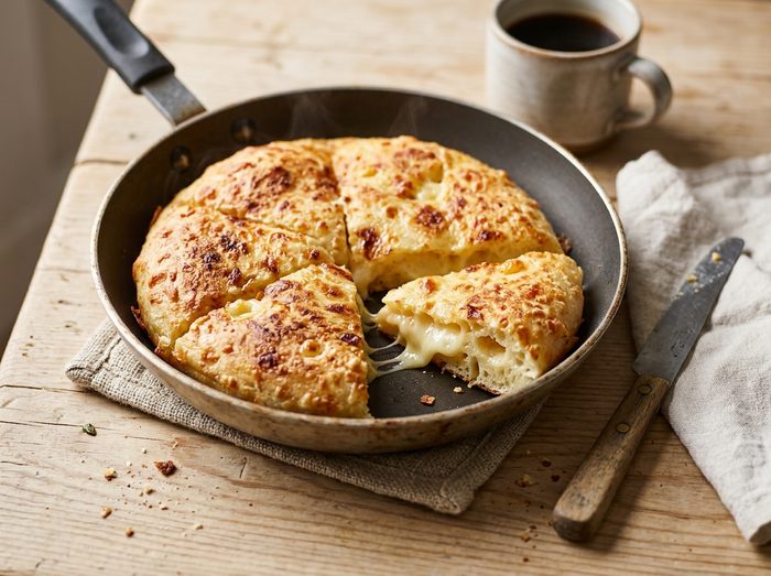 Pão de queijo de frigideira
